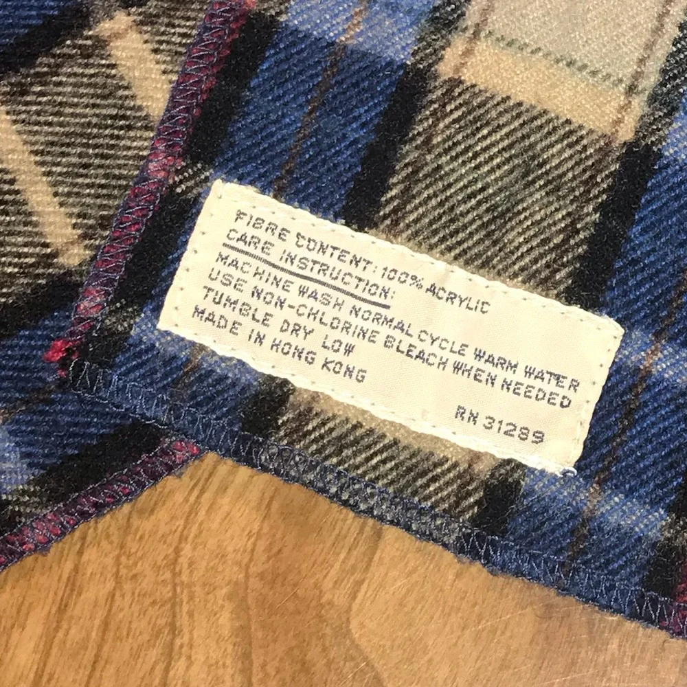 Vintage Plaid Warm Unisex Scarf